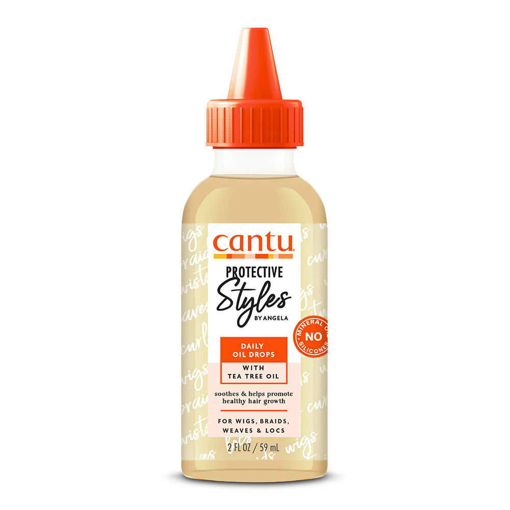 Cantu Protective Styles Scalp Oil Drops for Wigs Braids Weaves and Locs 2Oz (59ml)